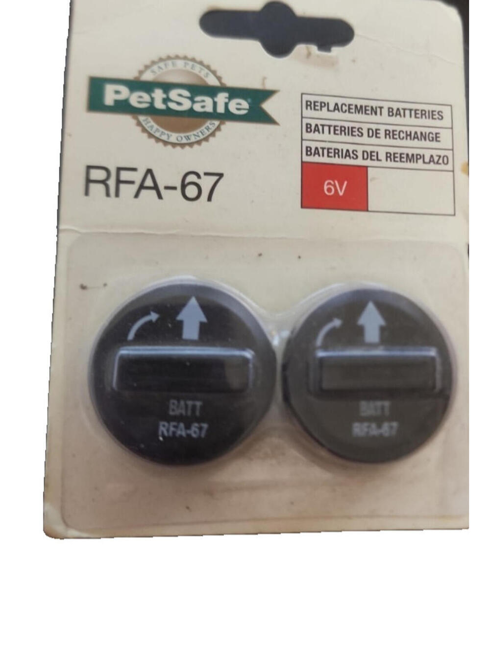 Petsafe RFA-67D-11 RFA-67 6 Volt Battery Module 2 Pack NOS